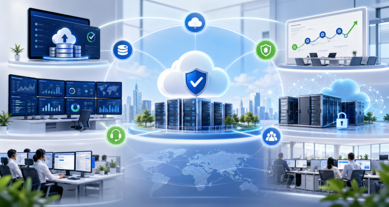QuickMSP managed IT, cloud, backup, and security operations overview