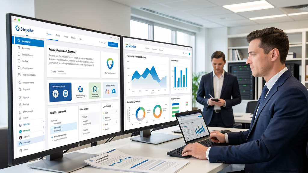 IT operations reviewing passwordless authentication dashboard