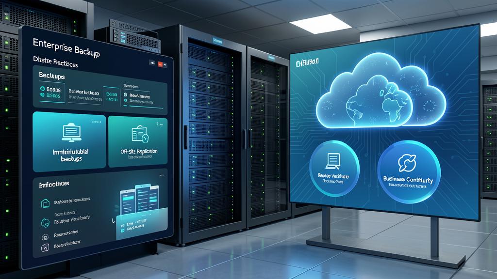 Enterprise backup and disaster recovery visualization