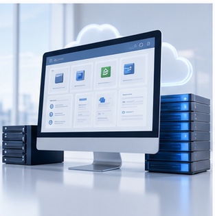 Generated visual for web hosting and cPanel controls