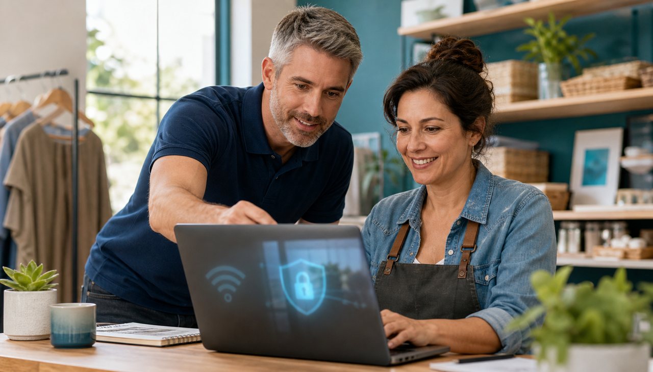 Friendly tech support for a small business owner