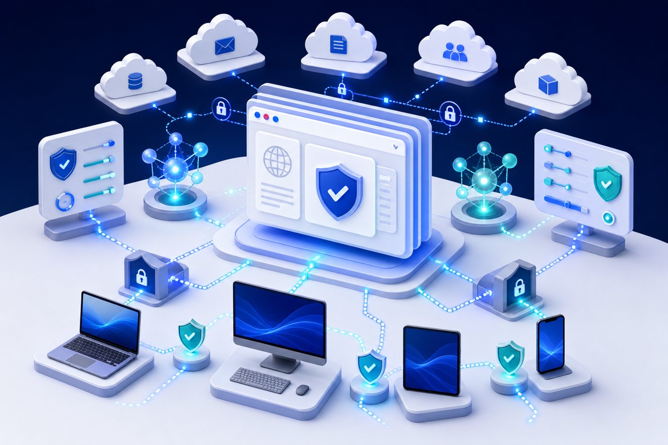 Zero trust browser governance for cloud applications and AI workflows