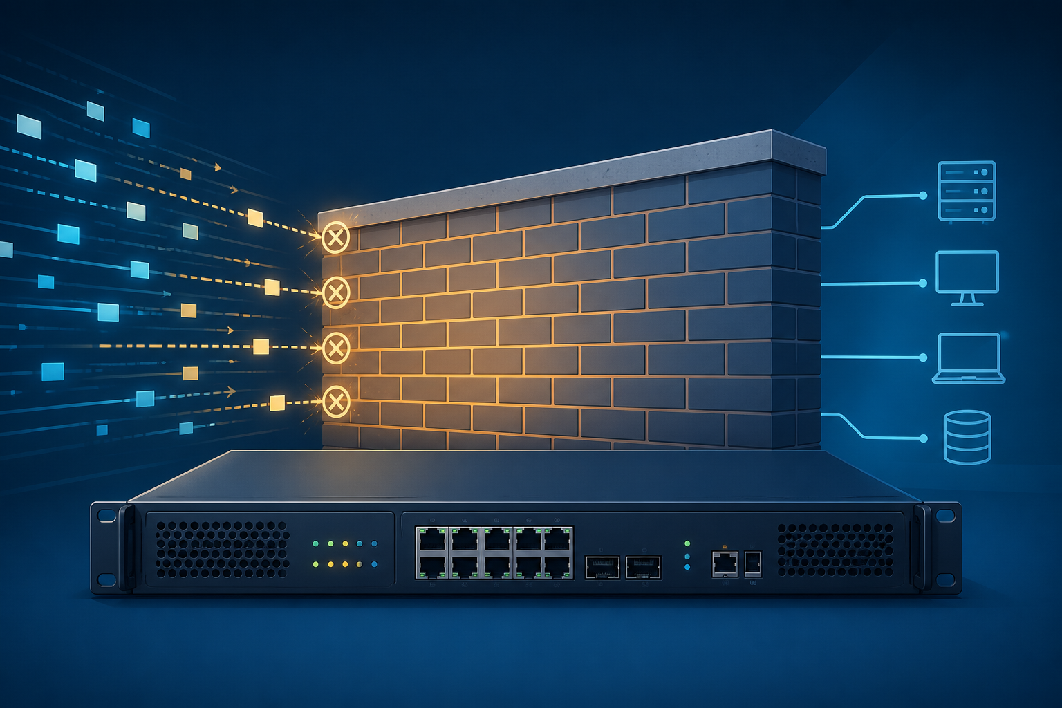 Firewall service illustration