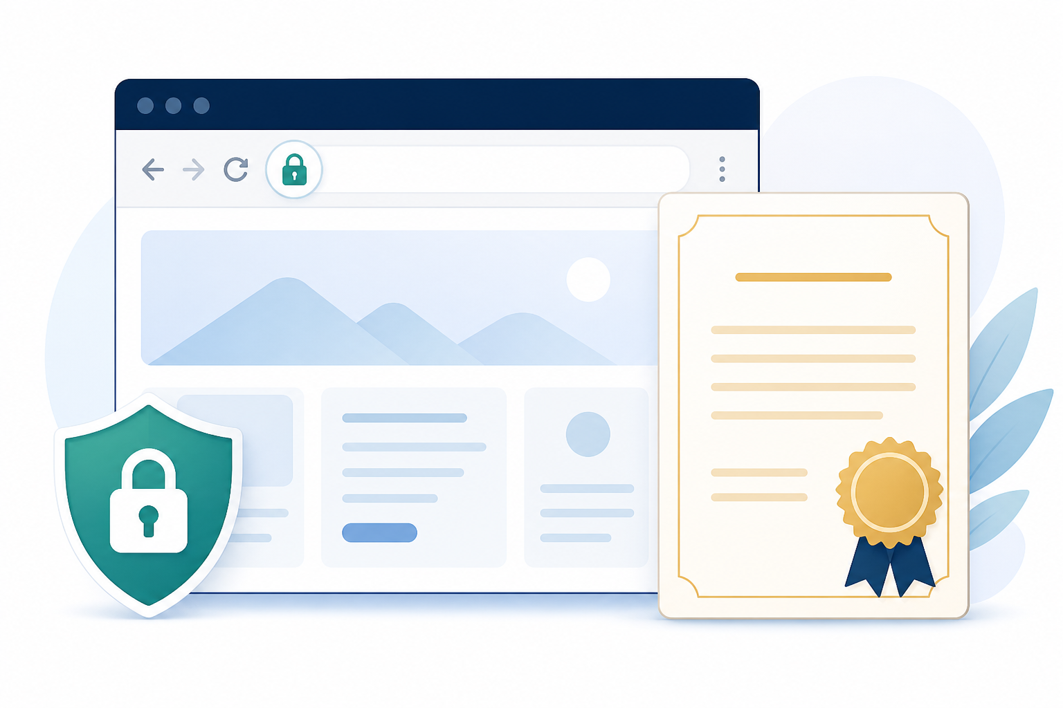 SSL service illustration