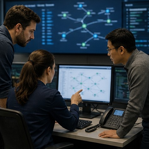 Remote staff lose a critical connection operational scenario