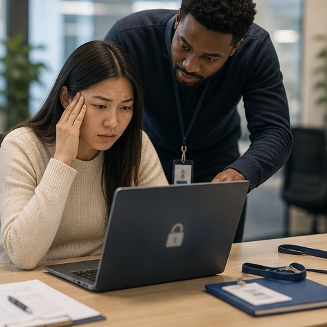 A new employee cannot work on day one operational scenario