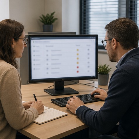 A departing employee retains access operational scenario
