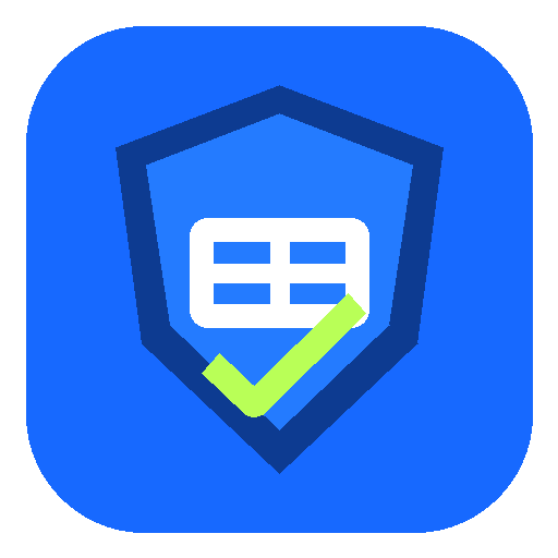Firewall service icon: security shield and gateway